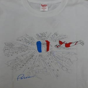 ULTRAMAN AROUND THE WORLD Tシャツ(PARIS)：1